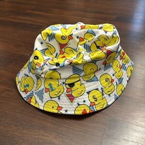 Yellow ducky bucket hat
